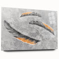 Abstract wall art canvas print showcasing vibrant colors and fluid shapes, ideal for modern decor in living rooms or offices.