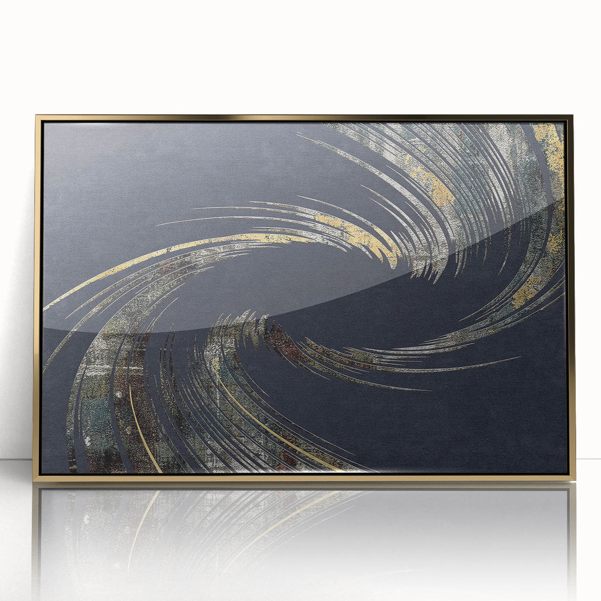 Abstract wall art canvas print showcasing vibrant colors and dynamic shapes, perfect for modern home decor and artistic expression.