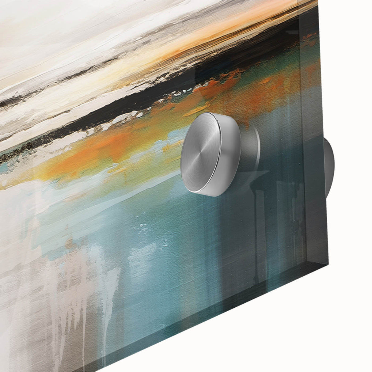 Abstract canvas artwork showcasing vibrant colors and dynamic shapes, perfect for modern decor, highlighting creativity and unique design.
