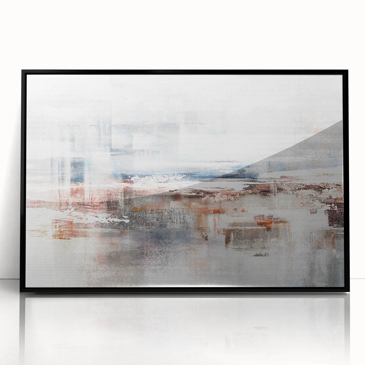 Abstract canvas art print showcasing vibrant colors and dynamic shapes, ideal for modern home decor, emphasizing creativity and style.