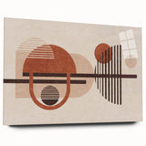 Abstract wall art canvas featuring vibrant colors and dynamic shapes, designed to enhance modern interiors and create a lively atmosphere.