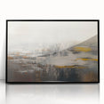 Abstract wall art print showcasing vibrant colors and bold shapes, perfect for modern decor, displayed on a minimalist backdrop.