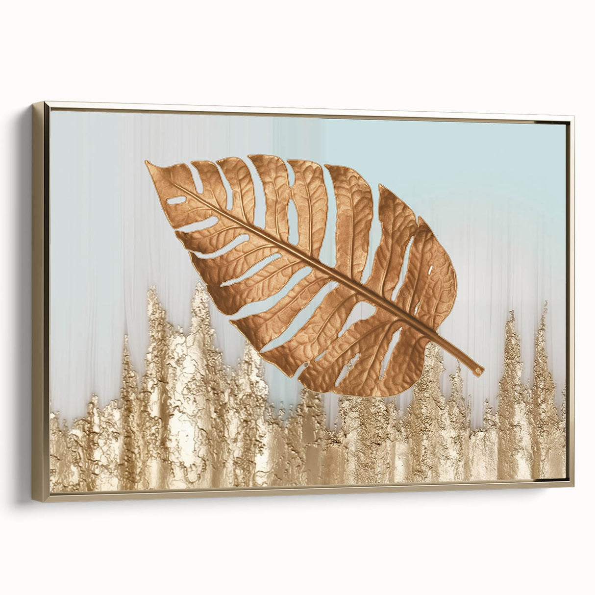 Colorful abstract canvas artwork showcasing vibrant shapes and fluid patterns in blues, yellows, and reds, ideal for modern home decor.
