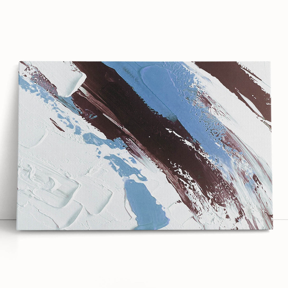 Abstract wall art canvas print showcasing vibrant colors and dynamic shapes, perfect for modern home decor or office spaces.