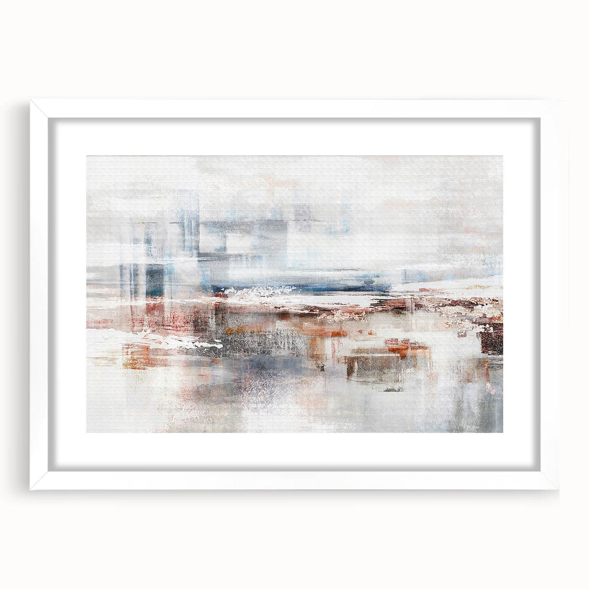 Vibrant abstract wall art canvas print showcasing bold colors and dynamic shapes, ideal for modern home decor and artistic expression.