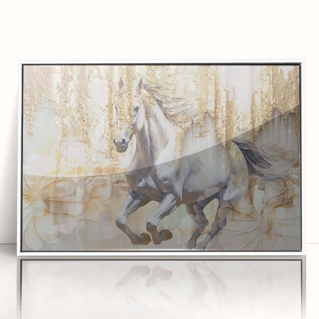 Abstract wall art canvas print featuring vibrant colors and geometric shapes, showcasing a modern design ideal for contemporary home decor. The artwork is rolled and securely packaged in a protective tube.