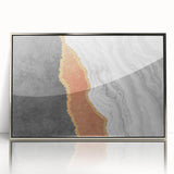 Abstract canvas artwork showcasing vibrant colors and geometric shapes, ideal for modern home decor, enhancing any living space aesthetic.