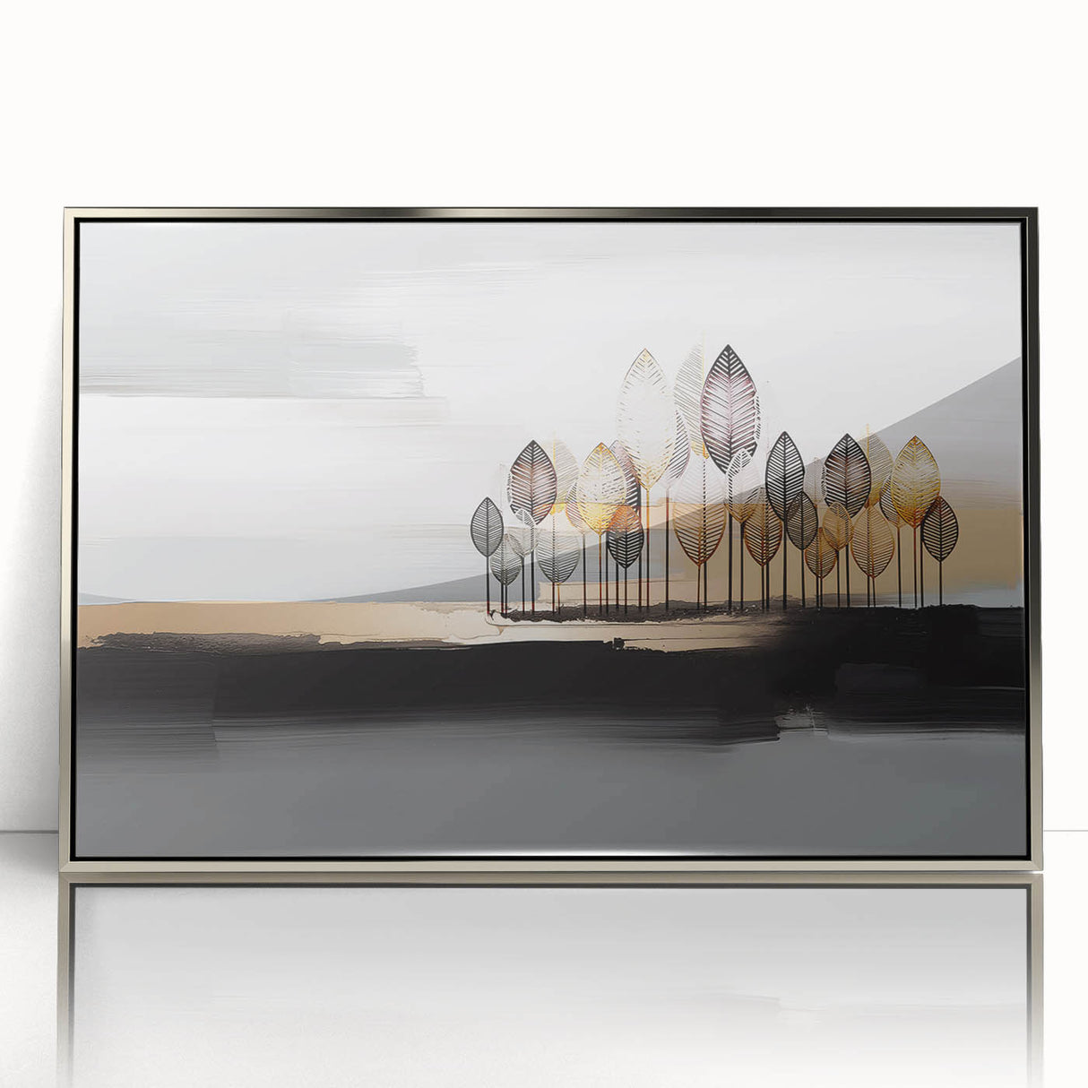 Abstract art canvas featuring vibrant colors and dynamic shapes, perfect for modern home decor or office spaces, enhancing any interior design.