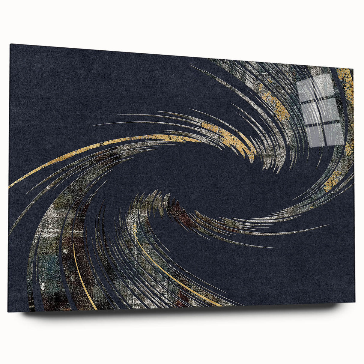 Abstract wall art canvas print showcasing vibrant colors and dynamic shapes, ideal for modern home decor or artistic interior design.