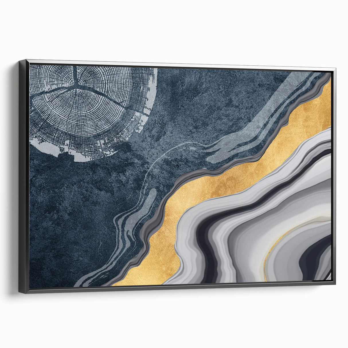 Colorful abstract wall art canvas featuring vibrant geometric shapes and patterns, showcasing a modern design ideal for contemporary home decor.