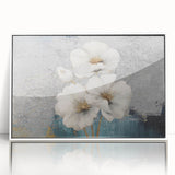 Colorful abstract wall art canvas print showcasing vibrant geometric shapes and fluid lines, perfect for modern home decor accents.