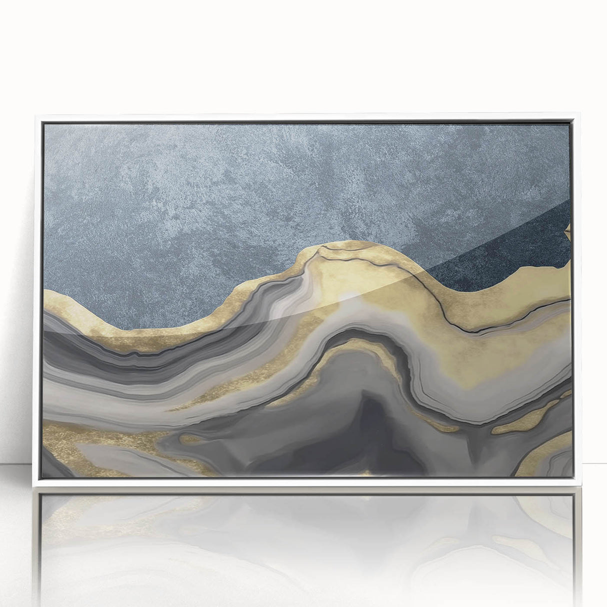 Abstract wall art canvas print showcasing vibrant colors and dynamic shapes, ideal for modern home decor and artistic expression.