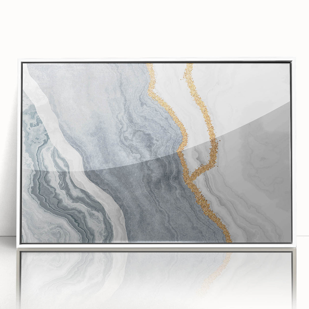 Colorful abstract wall art canvas print showcasing vibrant swirls and geometric shapes, ideal for modern home decor or artistic spaces.