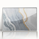 Colorful abstract wall art canvas print showcasing vibrant swirls and geometric shapes, ideal for modern home decor or artistic spaces.