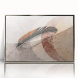 Abstract wall art canvas showcasing vibrant colors and dynamic shapes, ideal for modern decor, presented in a rolled format for easy framing.