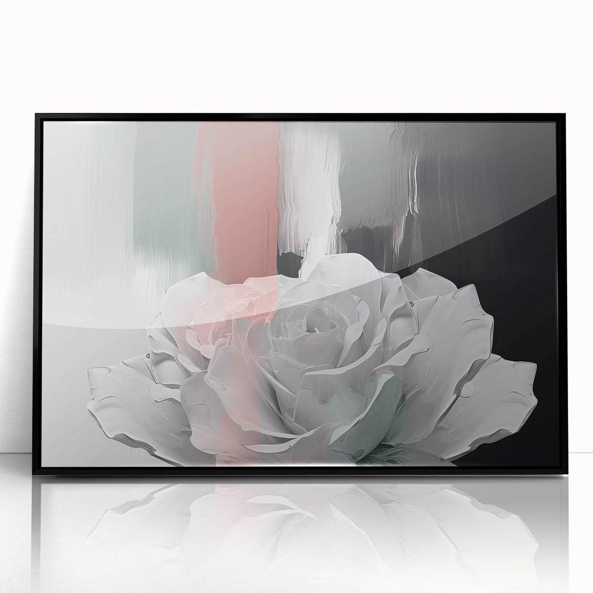 Colorful abstract wall art canvas print with vibrant swirls and geometric shapes, ideal for modern home decor and artistic expression.