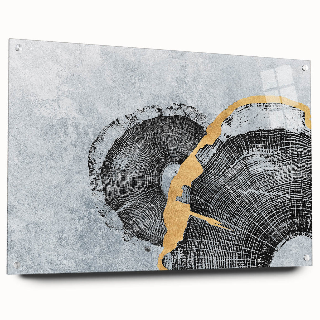 Colorful abstract canvas art showcasing vibrant swirls of blue, orange, and yellow, perfect for modern home decor or artistic statement pieces.