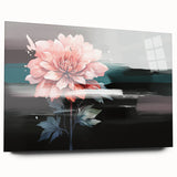 Vibrant abstract wall art canvas print showcasing bold colors and fluid shapes, perfect for modern home decor or gallery displays.