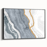 Abstract wall art canvas print showcasing vibrant colors and dynamic shapes, perfect for modern home decor or office settings.