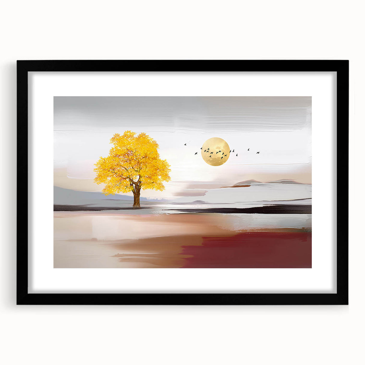 Abstract wall art canvas print showcasing vibrant colors and dynamic shapes, perfect for modern home decor or office aesthetics.