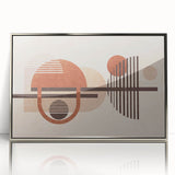 Abstract wall art canvas print in vibrant colors, showcasing swirling patterns and dynamic shapes, perfect for modern home decor.