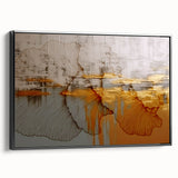 Abstract canvas artwork showcasing vibrant colors and dynamic shapes, perfect for modern decor and artistic expression in any room.