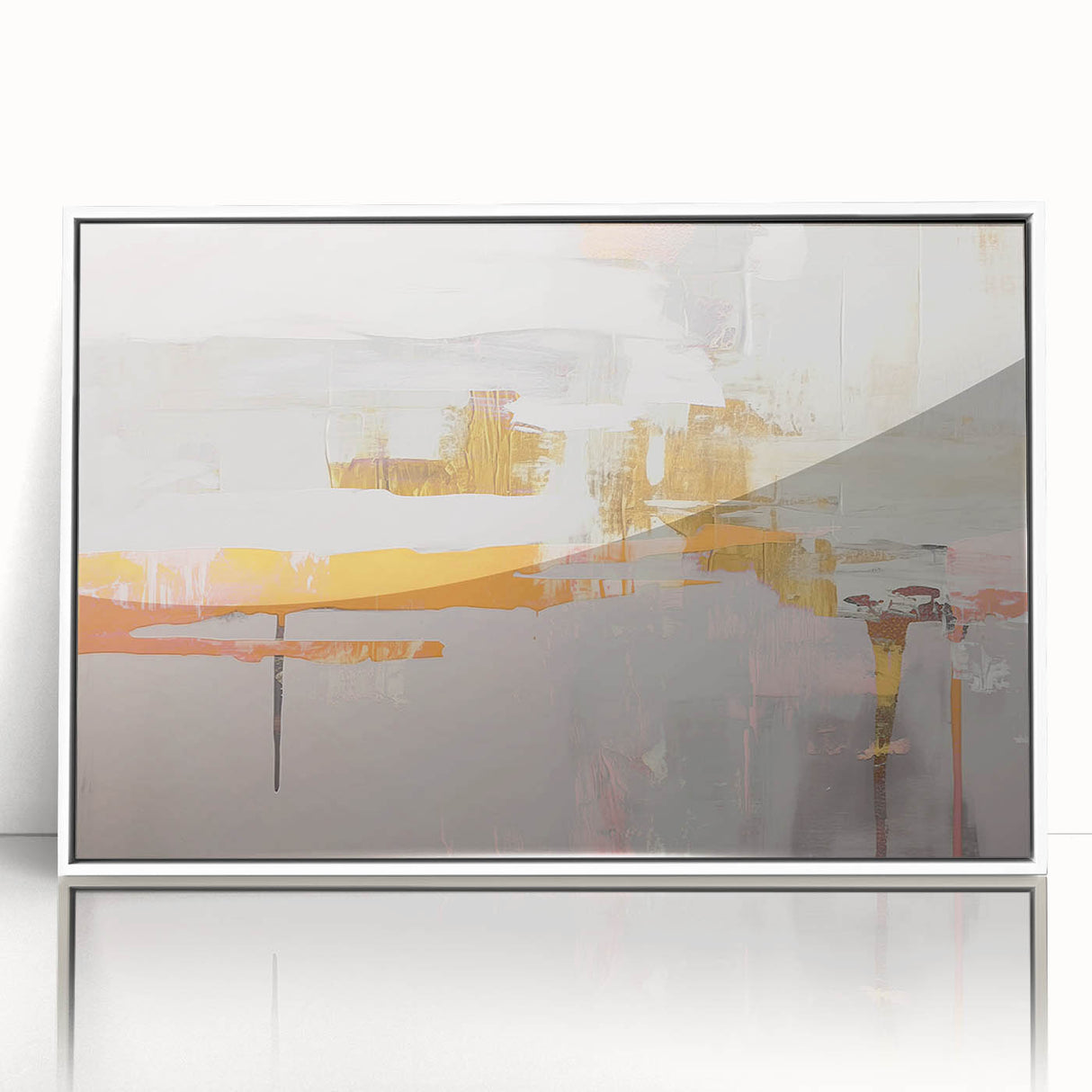 Colorful abstract canvas wall art showcasing vibrant geometric shapes and fluid patterns, perfect for modern home decor or office spaces.