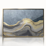 Abstract wall art canvas print showcasing vibrant colors and dynamic shapes, ideal for modern home decor or artistic spaces.