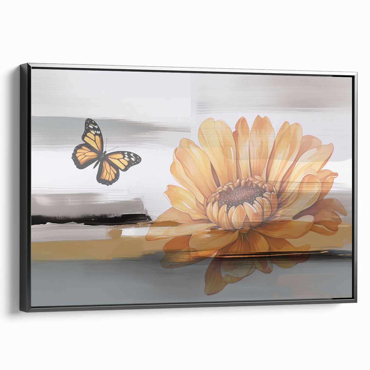 Abstract wall art canvas featuring vibrant colors and dynamic shapes, showcasing a modern artistic design, rolled and securely packaged for delivery.