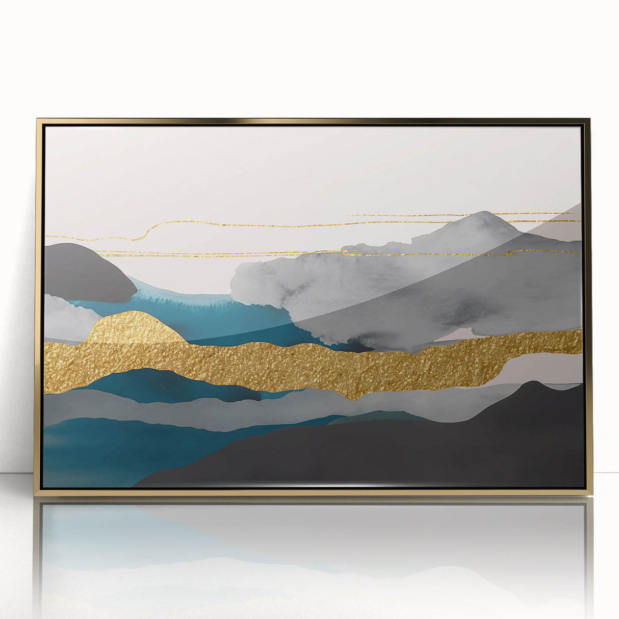 Abstract wall art canvas print showcasing vibrant colors and dynamic shapes, designed for modern decor; perfect for enhancing living spaces.