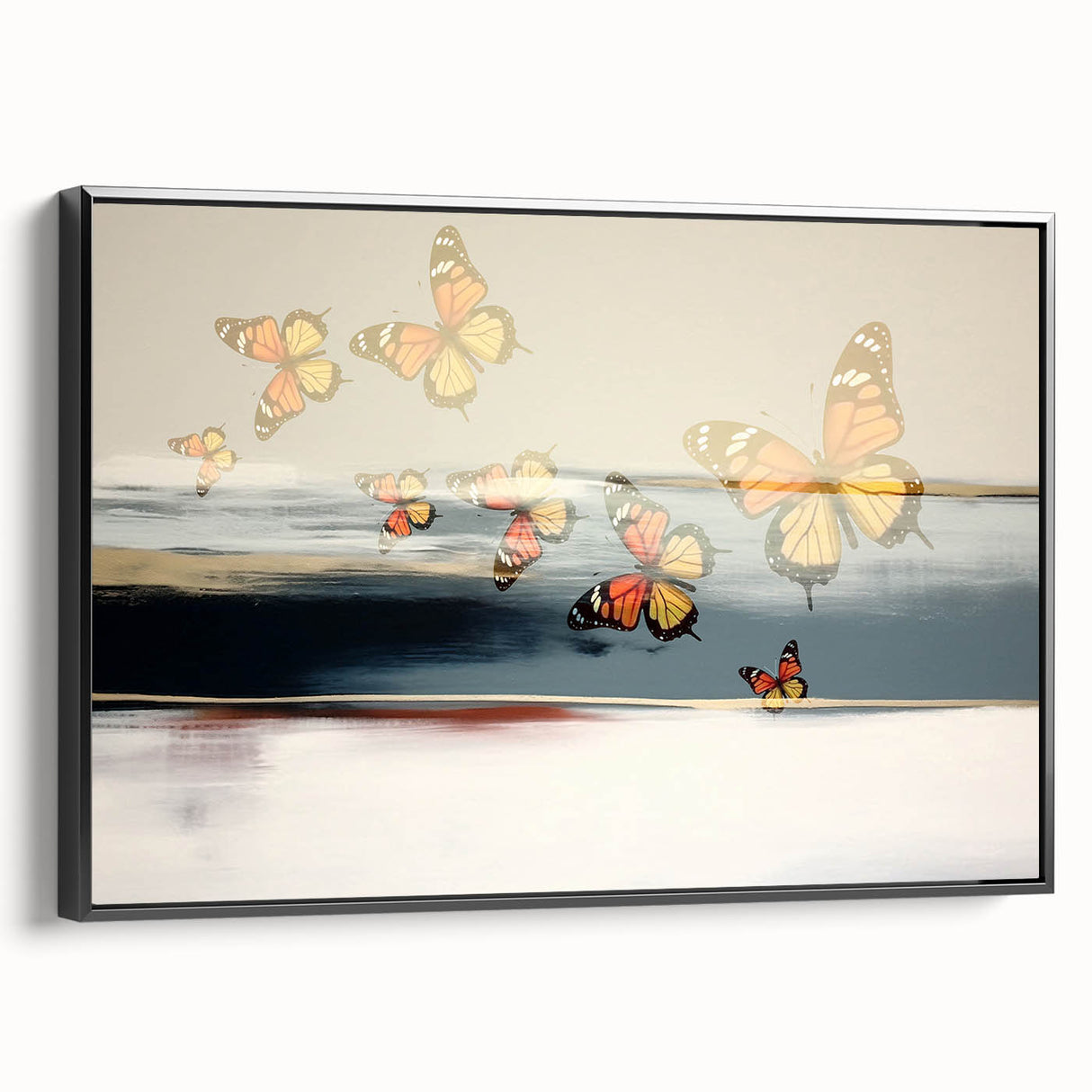 Vibrant rolled canvas showcasing abstract wall art with bold colors and dynamic shapes, ideal for modern home decor and artistic interiors.