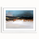 Vibrant abstract wall art canvas featuring bold colors and dynamic shapes, rolled and securely packaged in a protective cardboard tube for shipping.