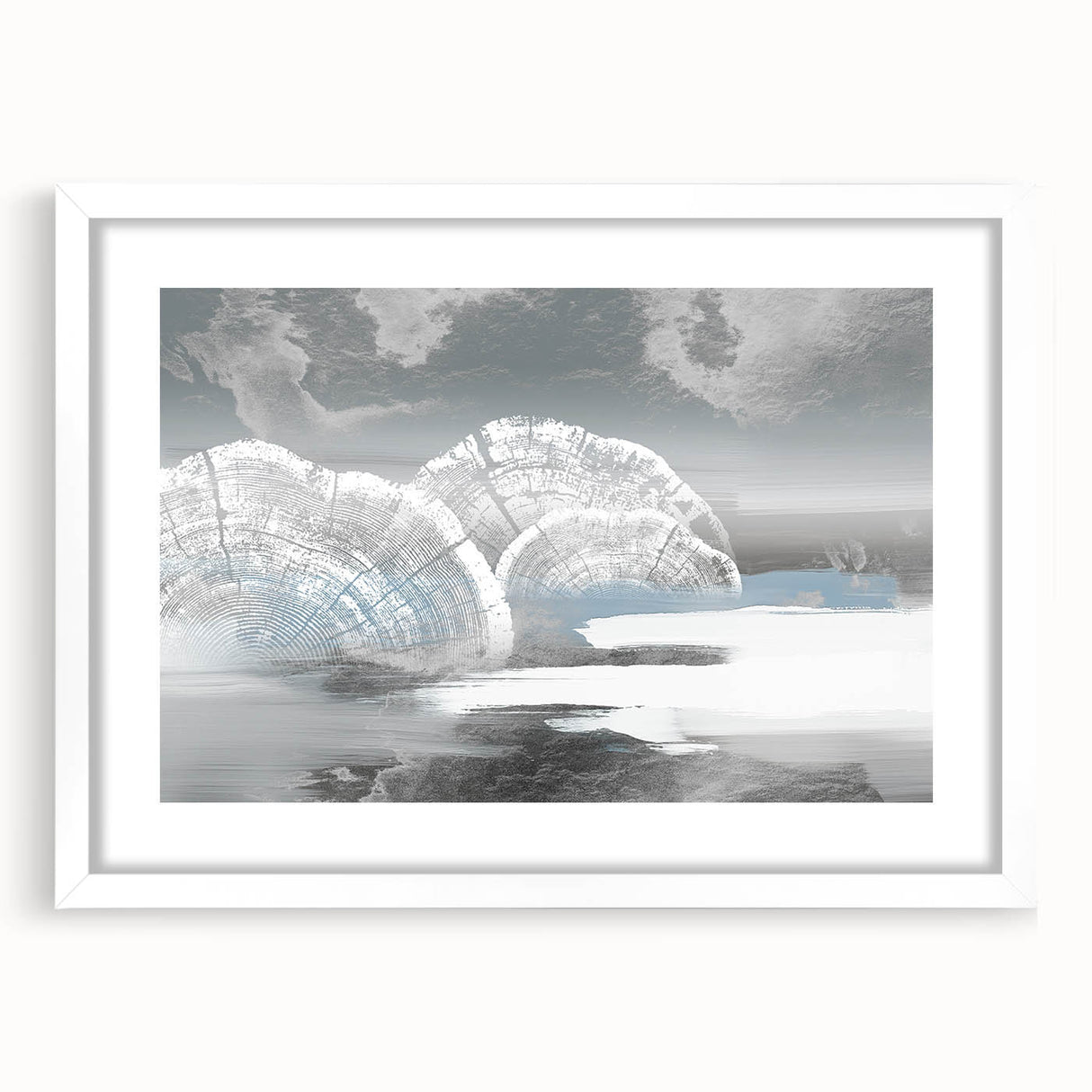 Abstract wall art canvas print showcasing vibrant colors and geometric patterns, ideal for modern home decor, rolled and protected in a cardboard tube.