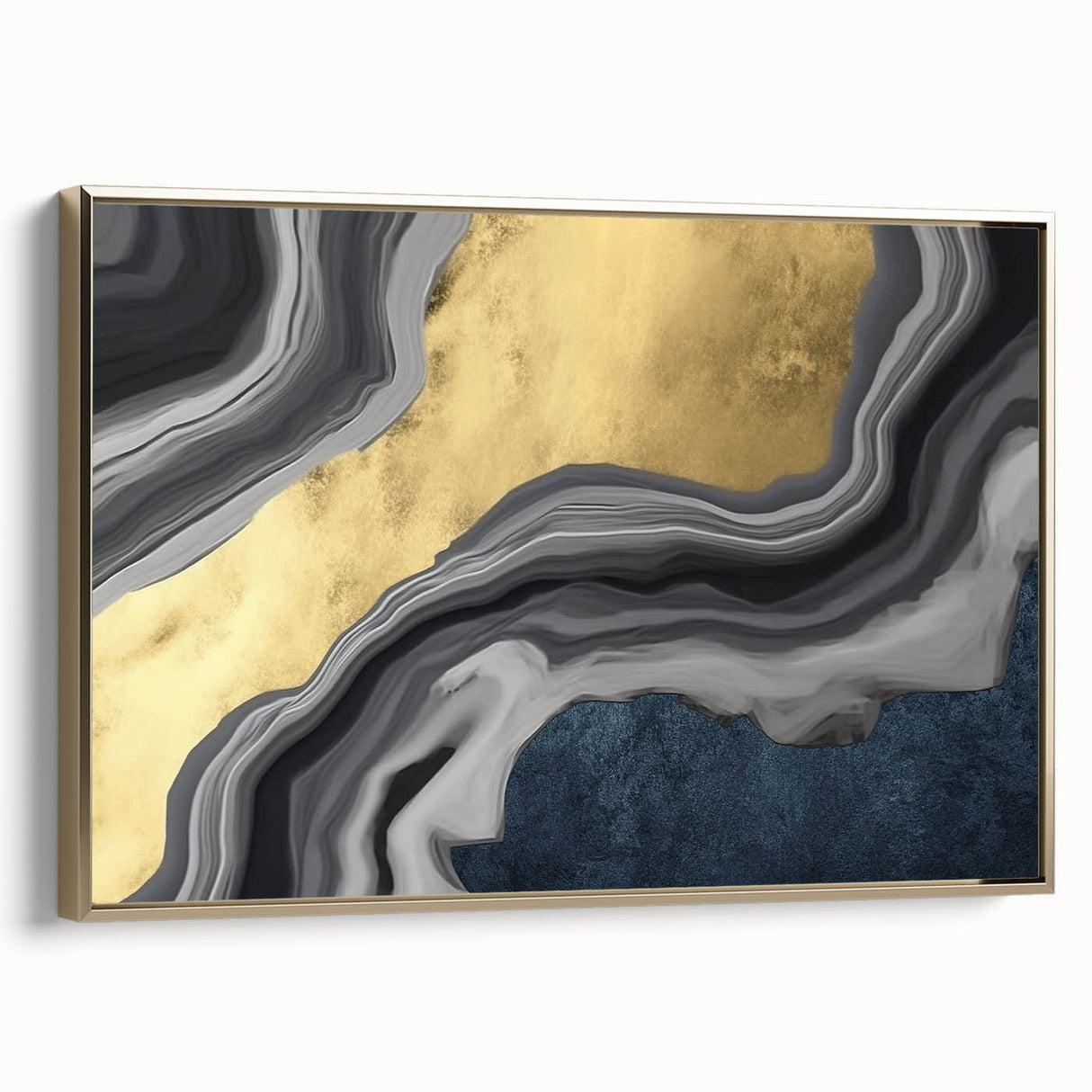 Vibrant abstract wall art canvas print showcasing bold colors and dynamic shapes, ideal for modern home decor or artistic spaces.
