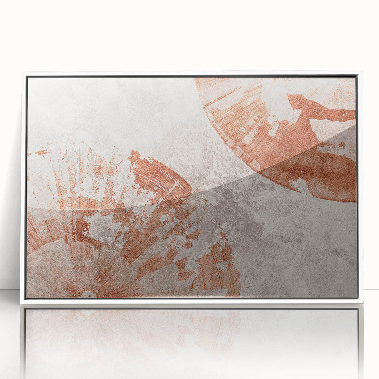 Vibrant abstract wall art canvas print showcasing bold colors and fluid shapes, ideal for modern home decor or office spaces.