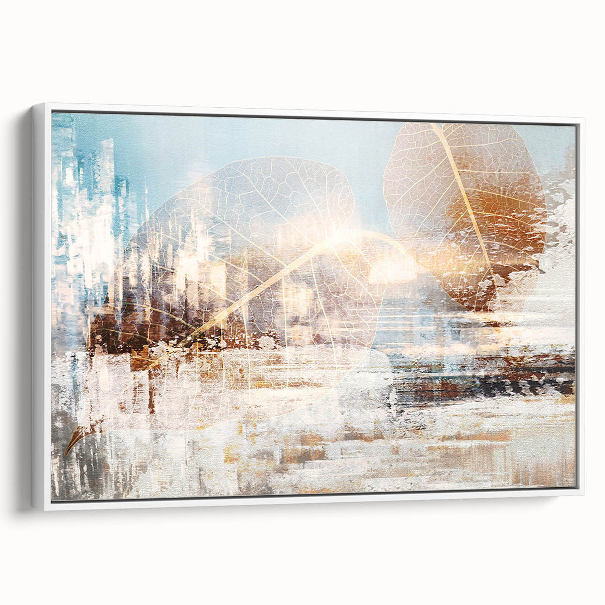 Vibrant abstract wall art print showcasing bold colors and dynamic shapes, perfect for modern decor and artistic interior design.