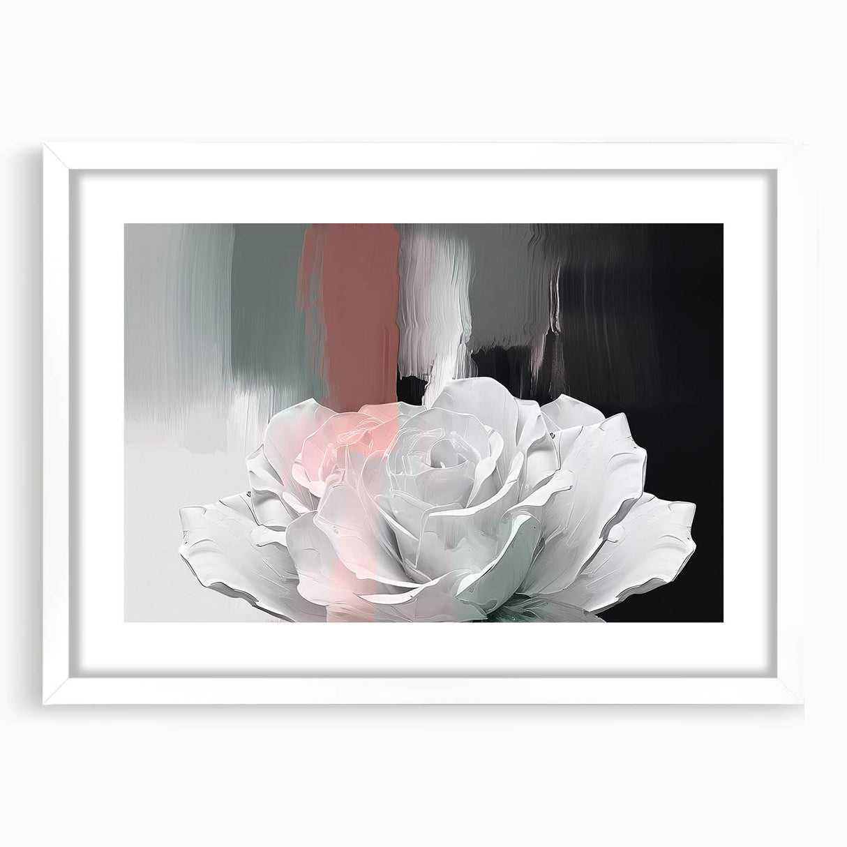 Vibrant abstract wall art canvas featuring dynamic shapes and colors, ideal for modern home decor, showcasing an energetic design and textured finish.