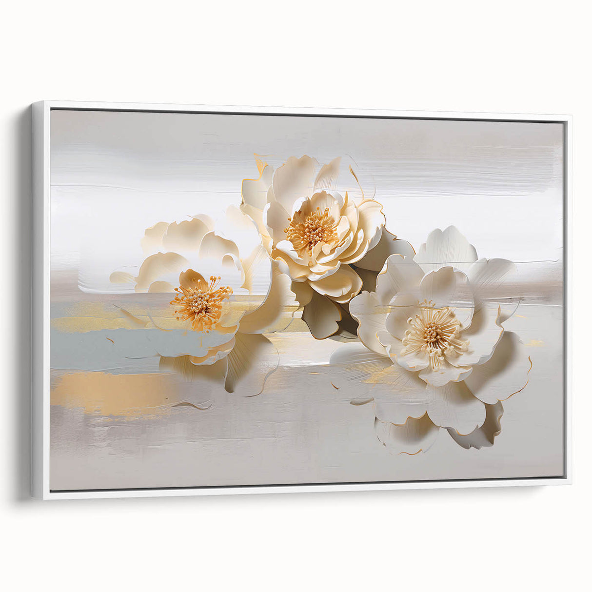 Abstract wall art canvas print showcasing vibrant colors and fluid shapes, perfect for modern decor, emphasizing creativity and style.