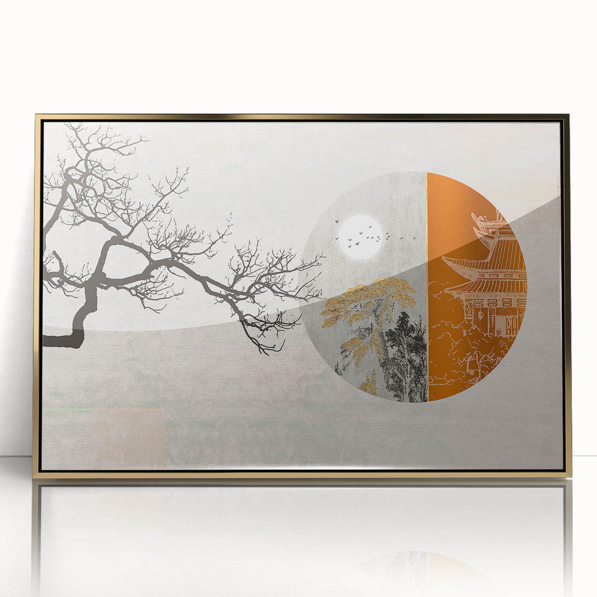 Vibrant abstract wall art canvas print showcasing bold colors and dynamic shapes, perfect for modern home decor and artistic expression.