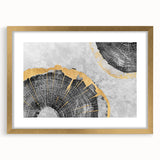 Colorful abstract canvas art print showcasing vibrant swirls of blue, orange, and yellow, ideal for modern home decor or artistic spaces.