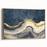 Vibrant abstract canvas artwork showcasing bold colors and fluid shapes, perfect for modern home decor or art enthusiasts.