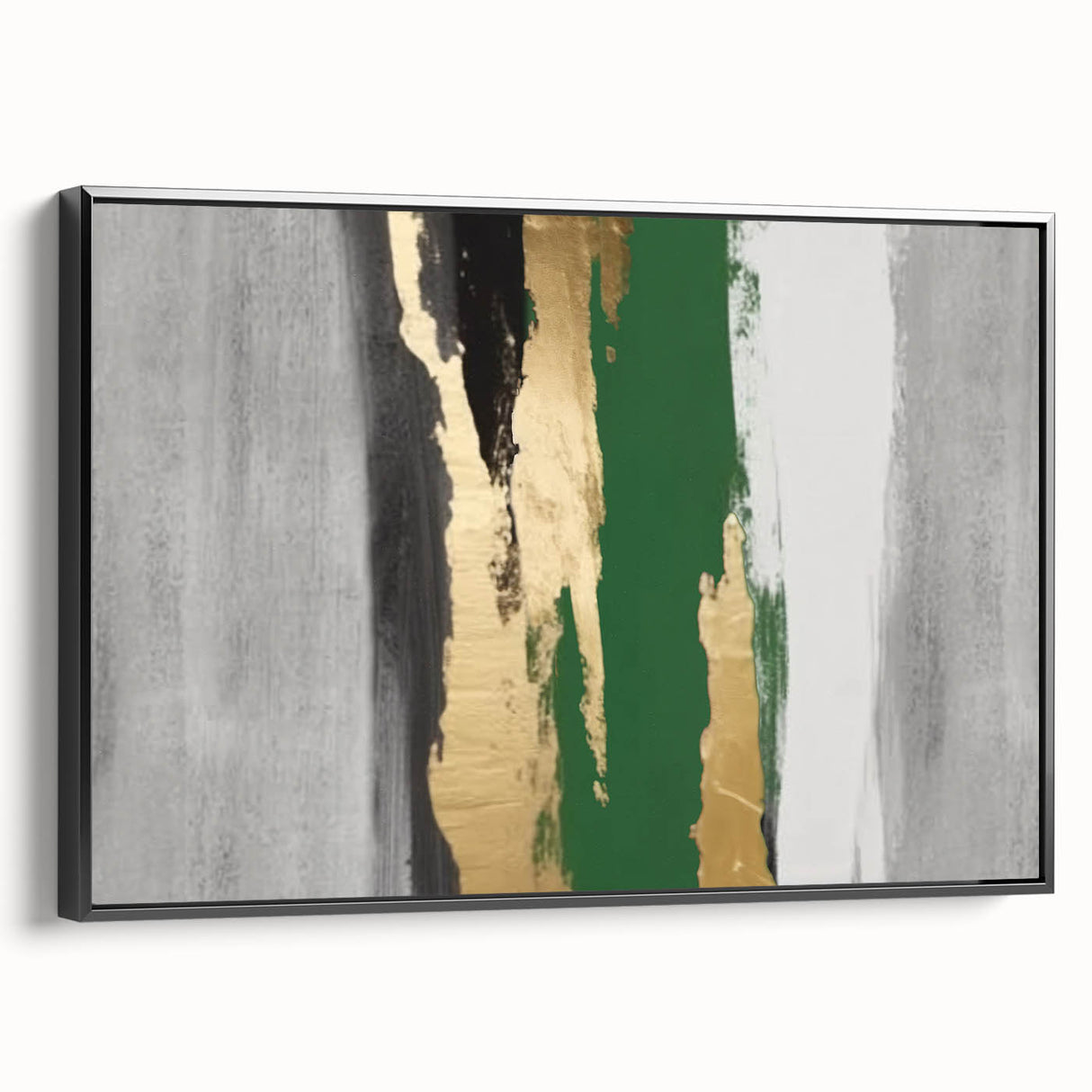 Colorful abstract wall art canvas print showcasing vibrant swirls of blue, orange, and yellow, perfect for modern home decor and interior design.