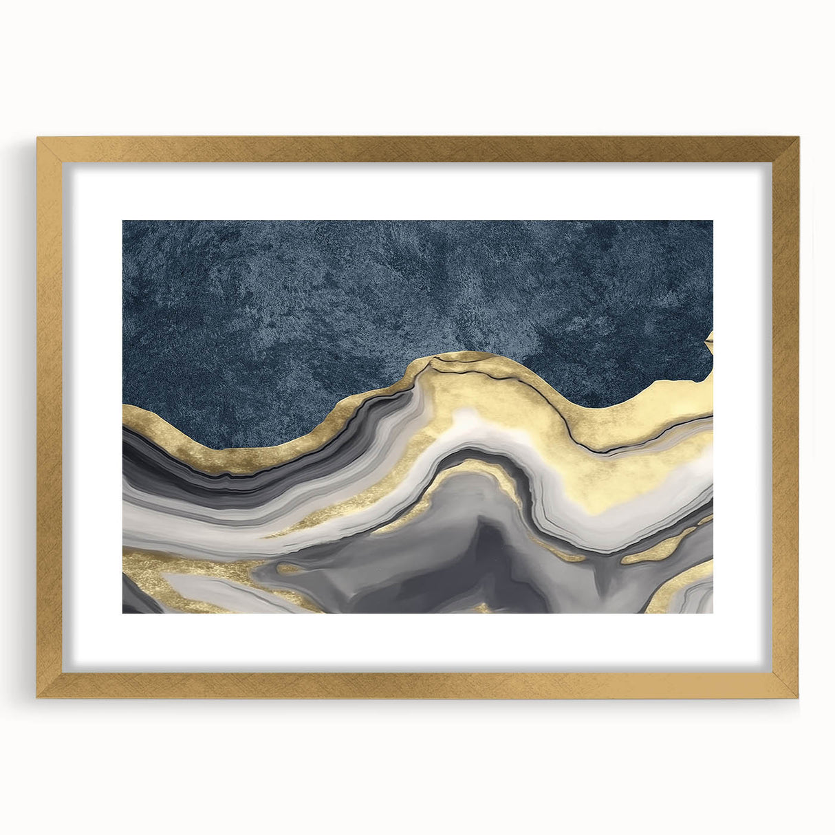 Abstract wall art canvas showcasing vibrant colors and dynamic shapes, ideal for modern home decor, displayed in a sleek gallery setting.