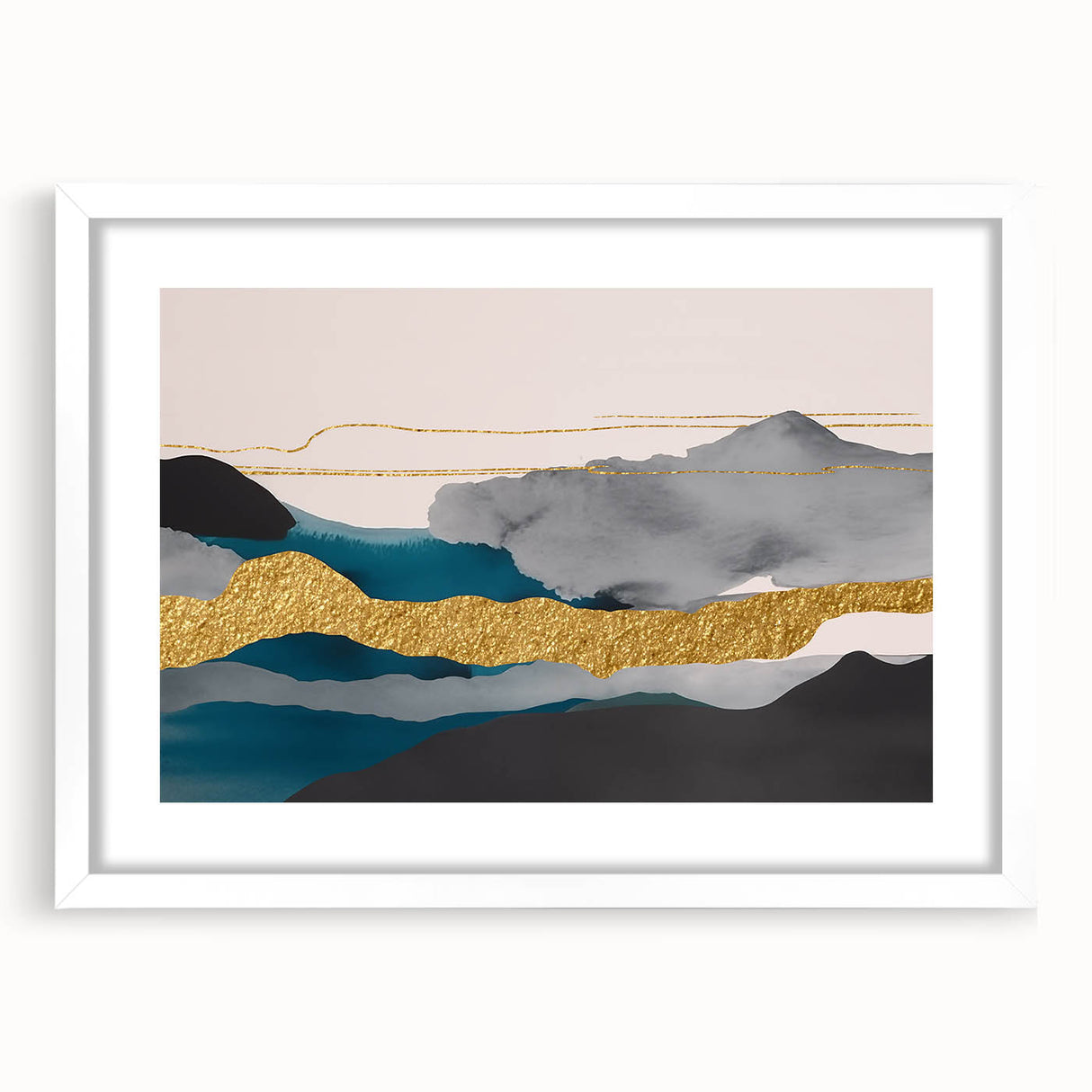 Abstract wall art canvas print showcasing vibrant colors and dynamic shapes, ideal for modern decor, emphasizing creativity and energy.
