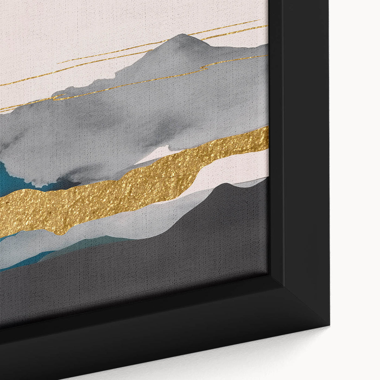 Vibrant abstract canvas art print showcasing dynamic colors and fluid shapes, ideal for modern home decor and artistic expression.
