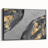 Vibrant abstract wall art canvas print showcasing dynamic shapes and rich colors, perfect for modern home decor and artistic expression.