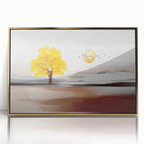 Vibrant abstract wall art canvas print showcasing dynamic shapes and colors, perfect for modern home decor or office spaces.