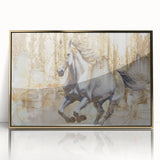 Abstract wall art canvas showcasing vibrant colors and geometric shapes, designed to add a modern touch to home decor. Perfect for contemporary living spaces or art enthusiasts.