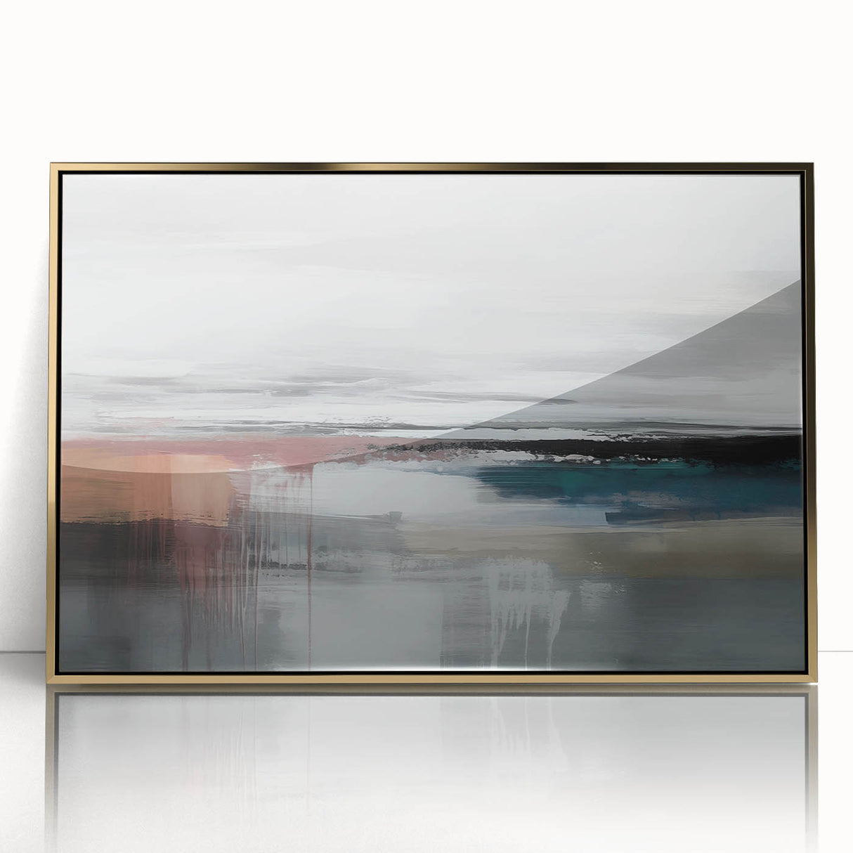 Abstract wall art canvas print showcasing vibrant colors and dynamic shapes, ideal for modern home decor and artistic interiors. Perfect for adding a pop of color and creativity to any space.