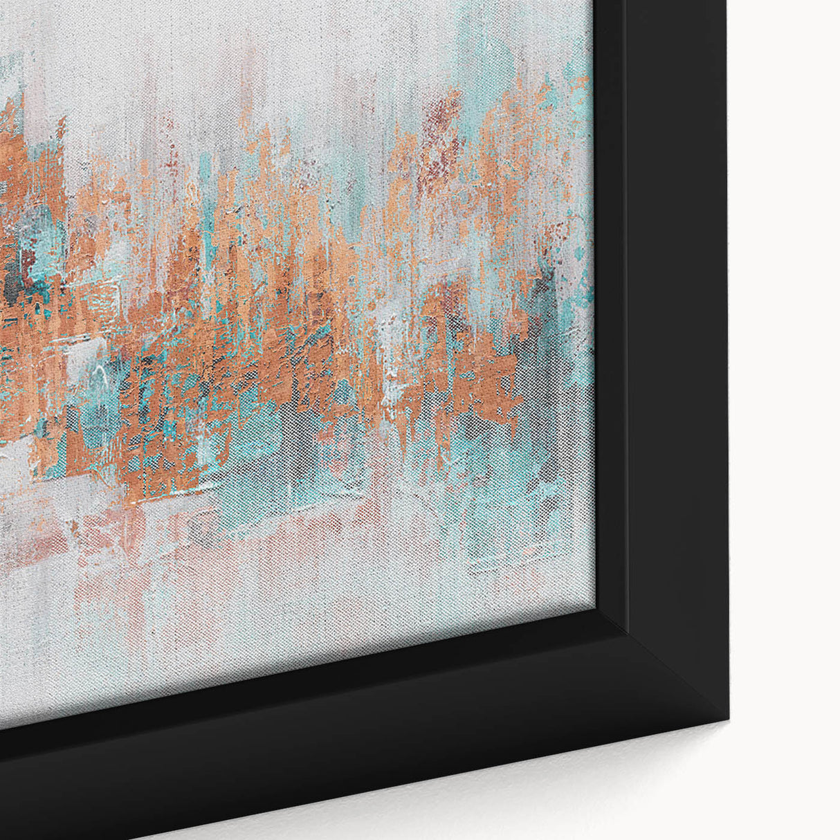 Colorful modern abstract art canvas featuring vibrant shapes and textures, ideal for contemporary home decor or office spaces. Perfect for creating an eye-catching focal point.
